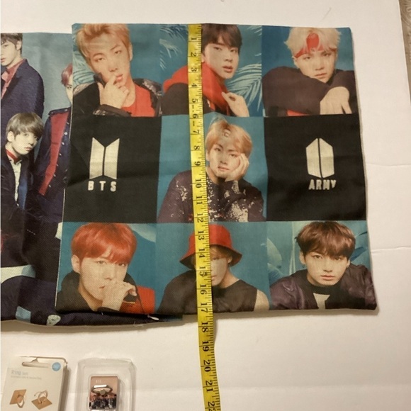 BTS 2 Pillow Case & 1 Phone Ring Holder - Picture 5 of 7